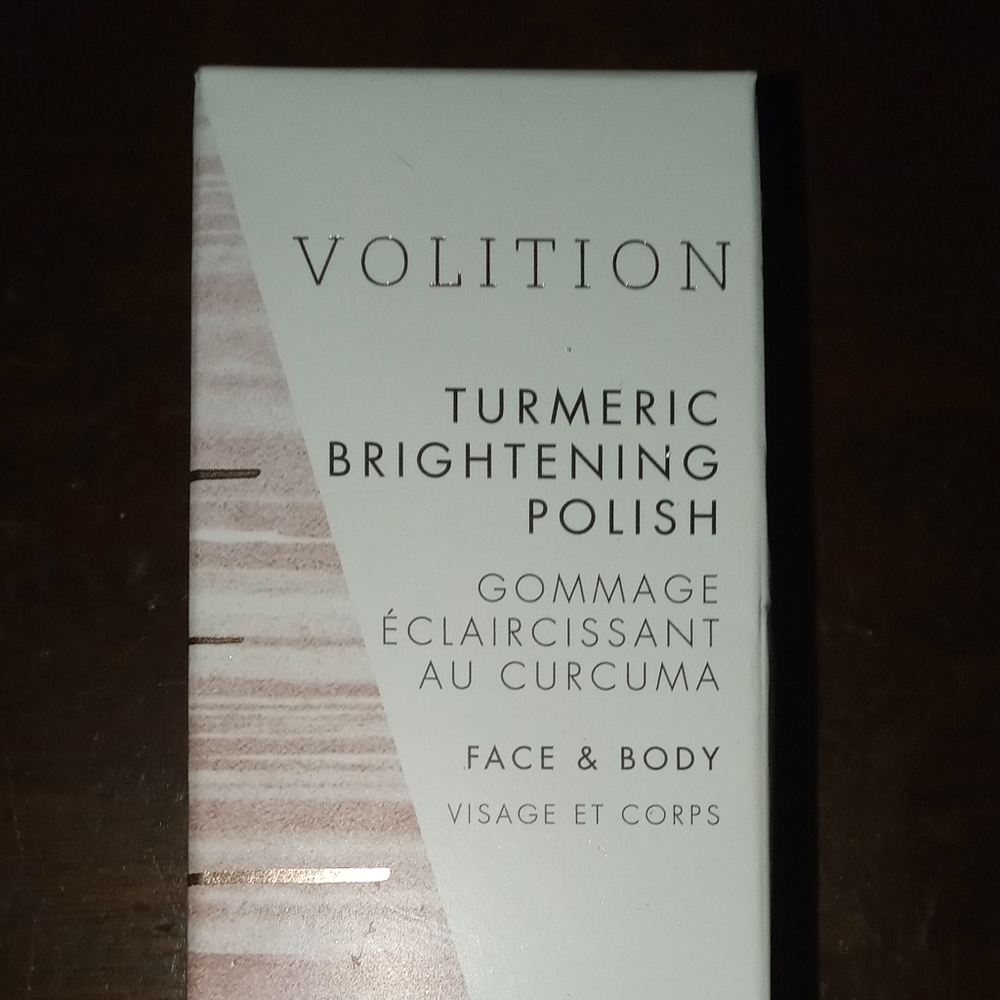 Volition turmeric brightening polish face and body